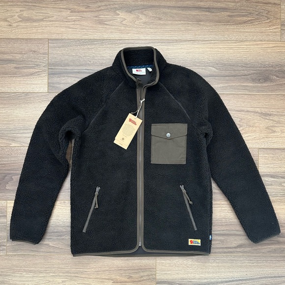 Fjallraven Other - NEW Fjallraven Vardag Pile Fleece in Brown Size Mens Small